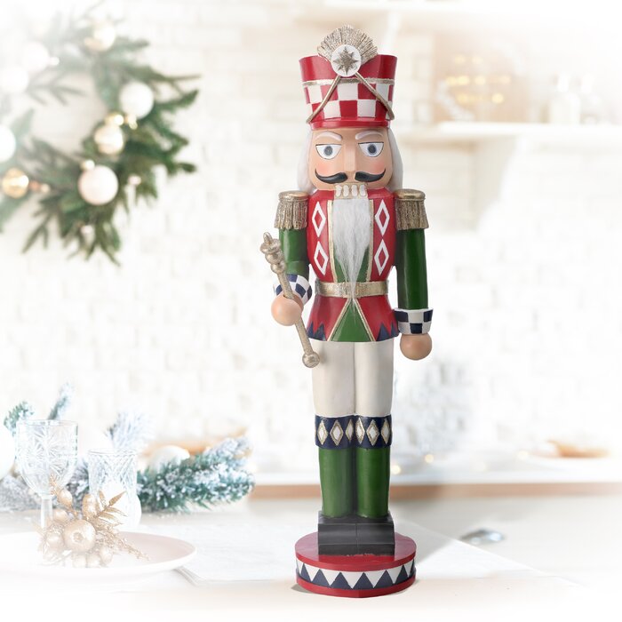 resin nutcracker statue